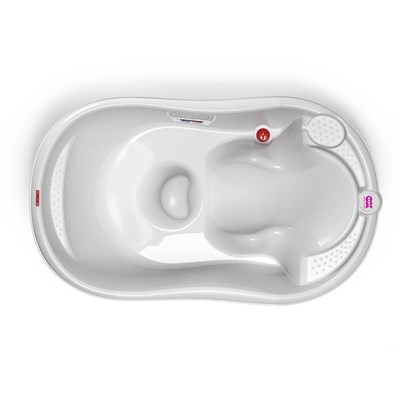 OkBaby Onda Banyo Küveti & Splash Bebek Duşu / Beyaz