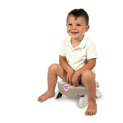 OkBaby Roady Katlanabilir Oturak ve Klozet Adaptörü & Disposable Bez Seti 10'lu / Gri