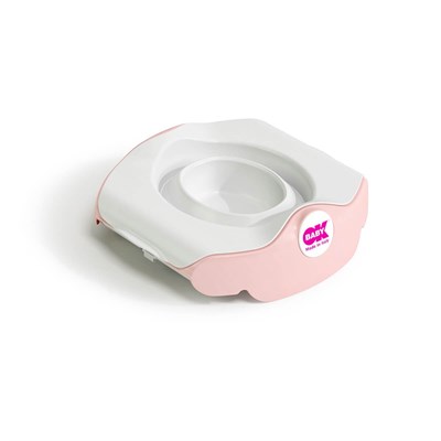OkBaby Roady Katlanabilir Oturak ve Klozet Adaptörü & Herbie Yükseltici / Pembe