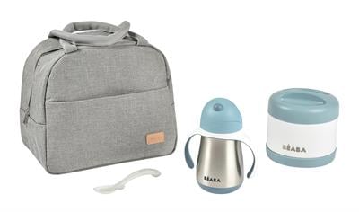 On the go beslenme zamanı Windy Blue Beslenme Beaba