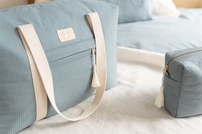 Opera Su Geçirmez Anne Bebek Bakım Çantası Stone Blue Anne Çantası Nobodinoz