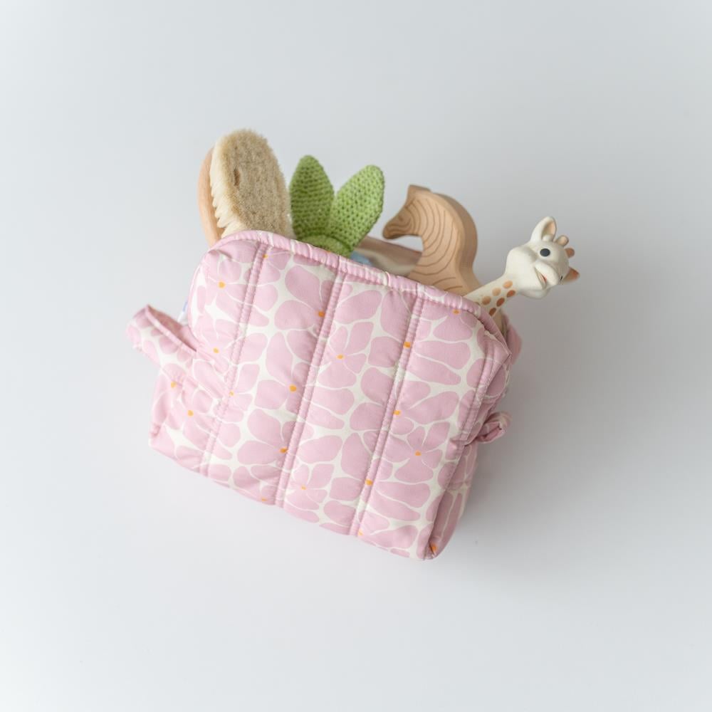 Organizer Bebek Bakım Çantası - FLORAL Clutch Ve Necessities Çantalar Mama Yoyo