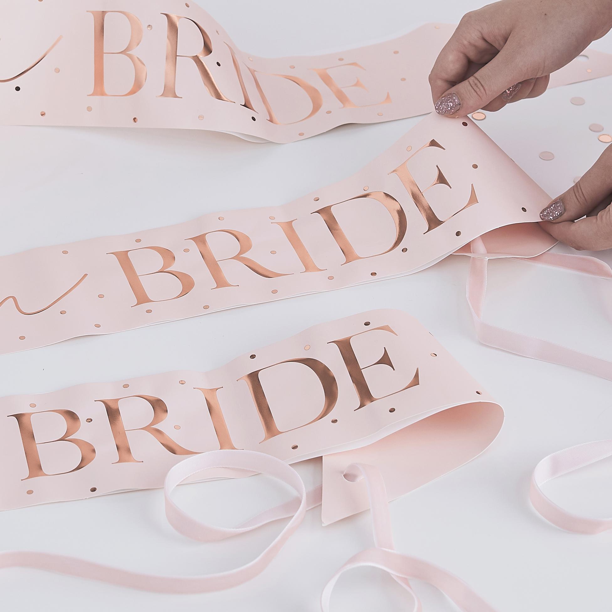 Parti Kuşakları - Team Bride - 6 Adet