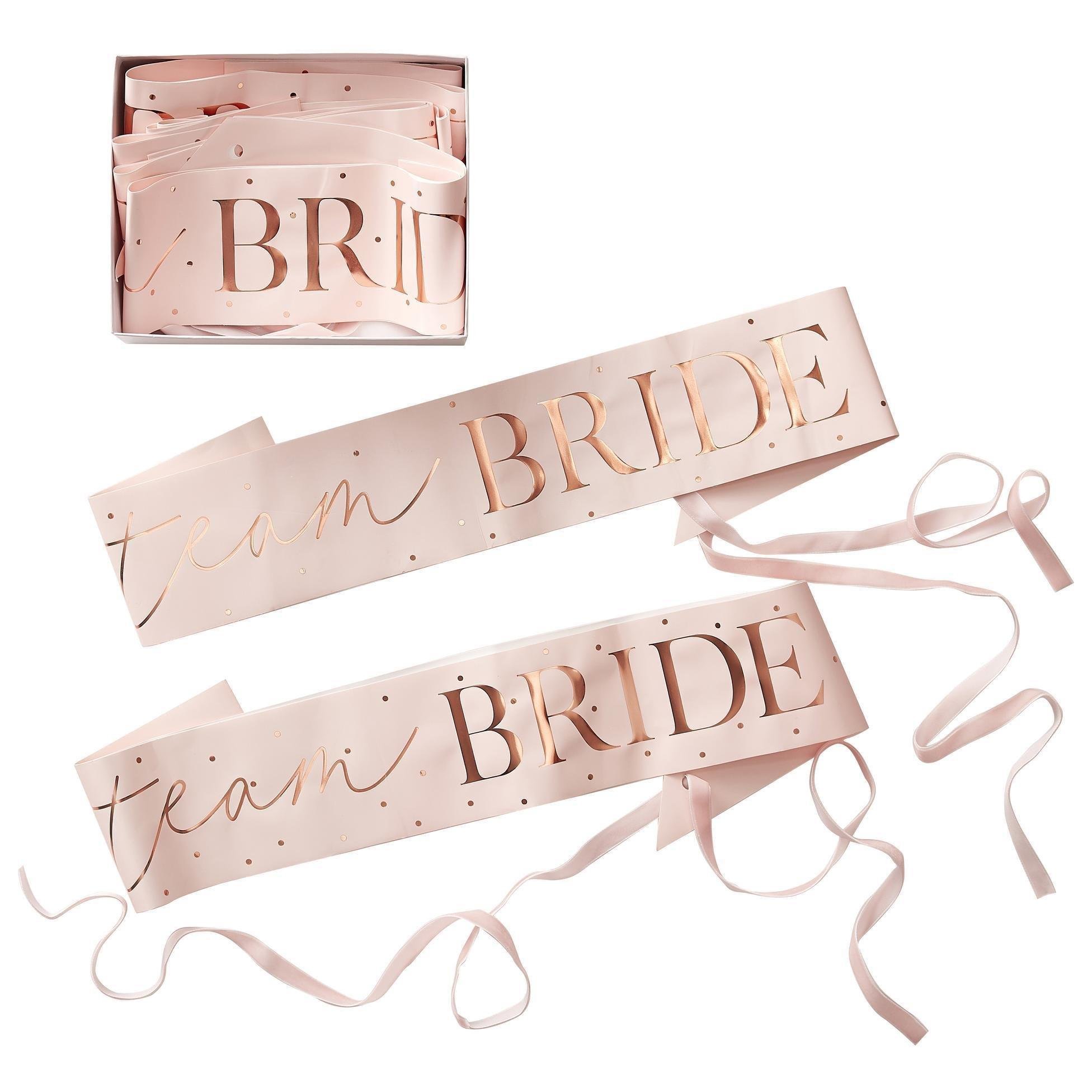 Parti Kuşakları - Team Bride - 6 Adet