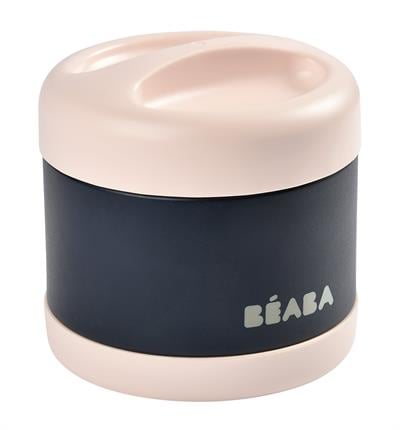 Paslanmaz Çelik Yiyecek Termosu (light pink/dark blue) Beslenme Beaba