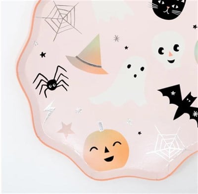 Pastel Halloween Tabaklar (L) (8'li)