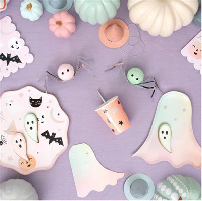 Pastel Halloween Tabaklar (L) (8'li)