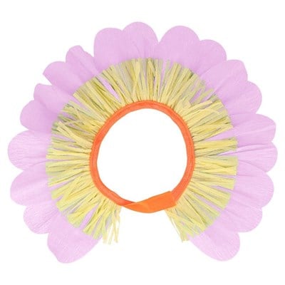 Pastel Renklerde Çiçek Baş Süsleri