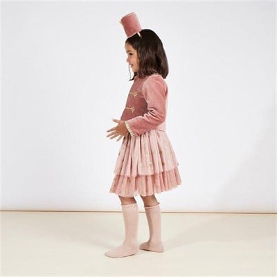 Pembe Asker Kostüm 5-6 Yaş