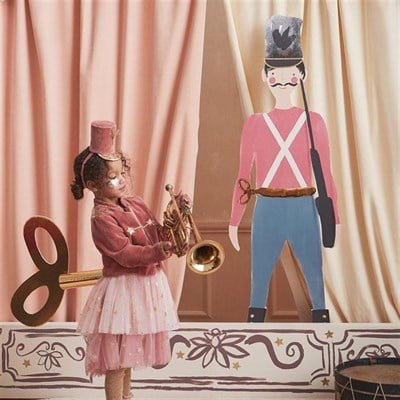 Pembe Asker Kostüm 5-6 Yaş
