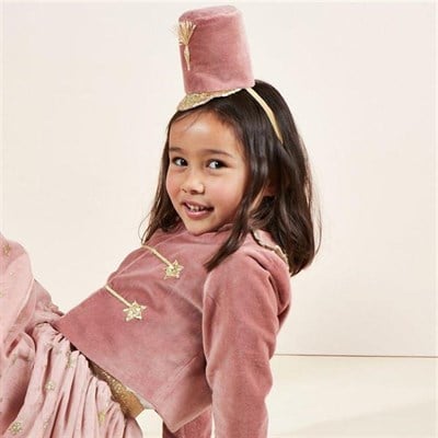 Pembe Asker Kostüm 5-6 Yaş