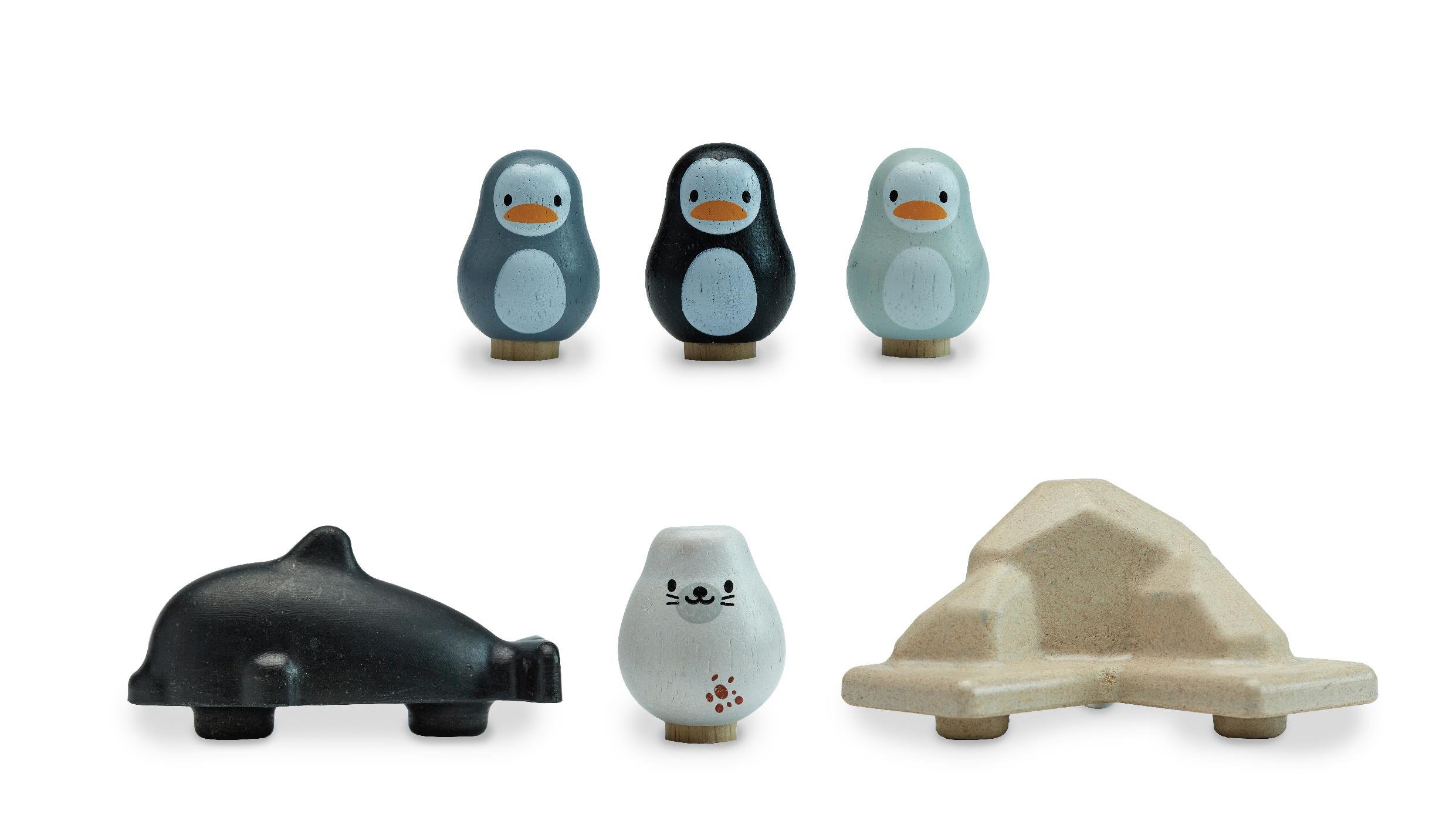 Penguen Bulmaca Seti Ahşap Oyuncaklar plantoys