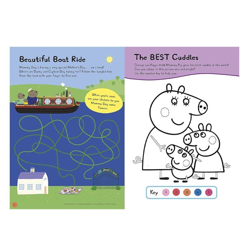 Peppa Pig - My Amazing Mum Sticker Activity Book