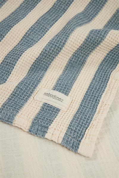 Portofino Panço 3-6Y, Blue Stripes Havlu & Bornozlar Nobodinoz