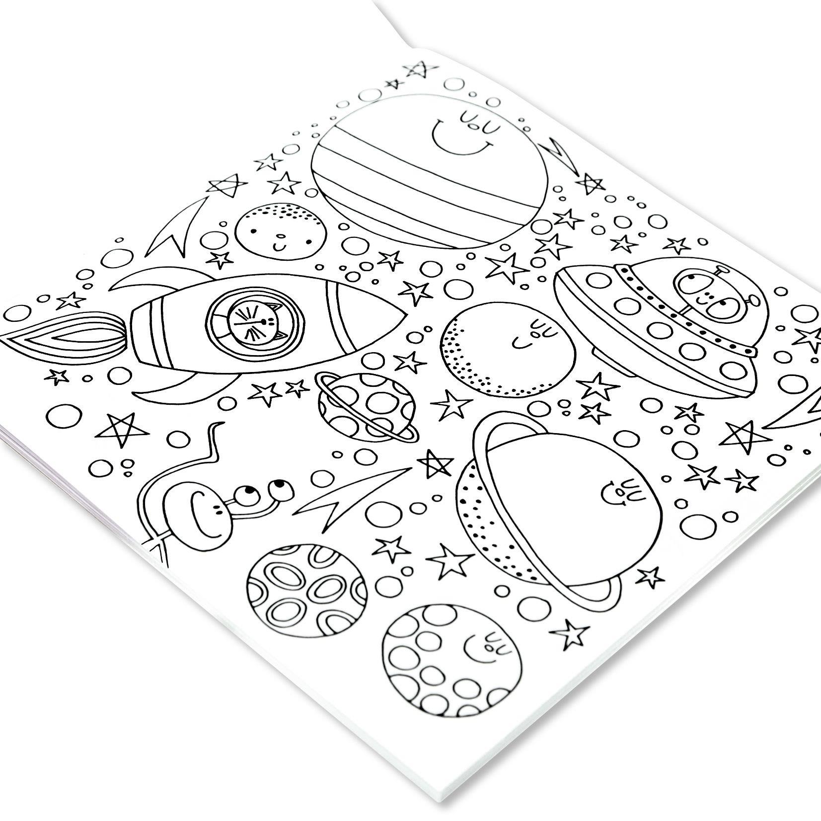 Rachel Ellen Design Boyama Kitaplarıı / Adventures in Space