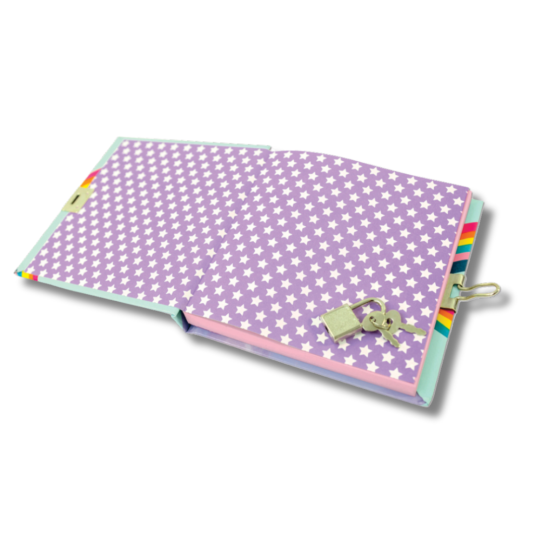 Rachel Ellen Design Kilitli Günlük /Magical Rainbow Adventure