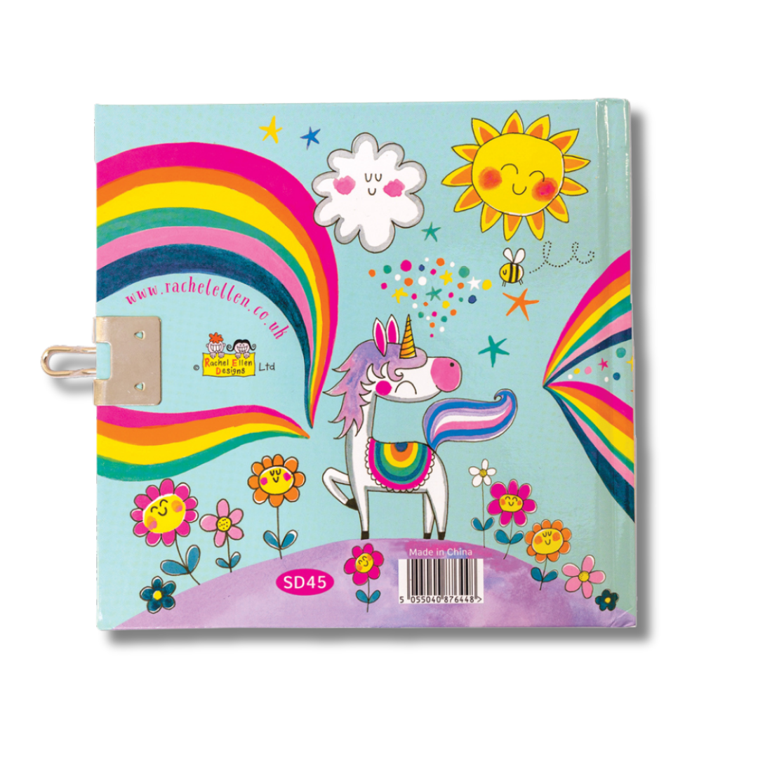 Rachel Ellen Design Kilitli Günlük /Magical Rainbow Adventure