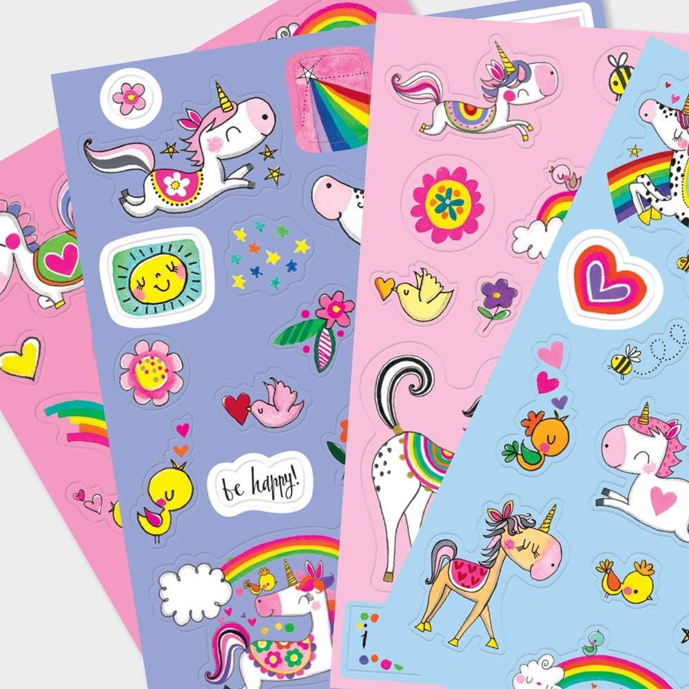 Rachel Ellen Design Sticker Seti / Unicorns & Rainbows