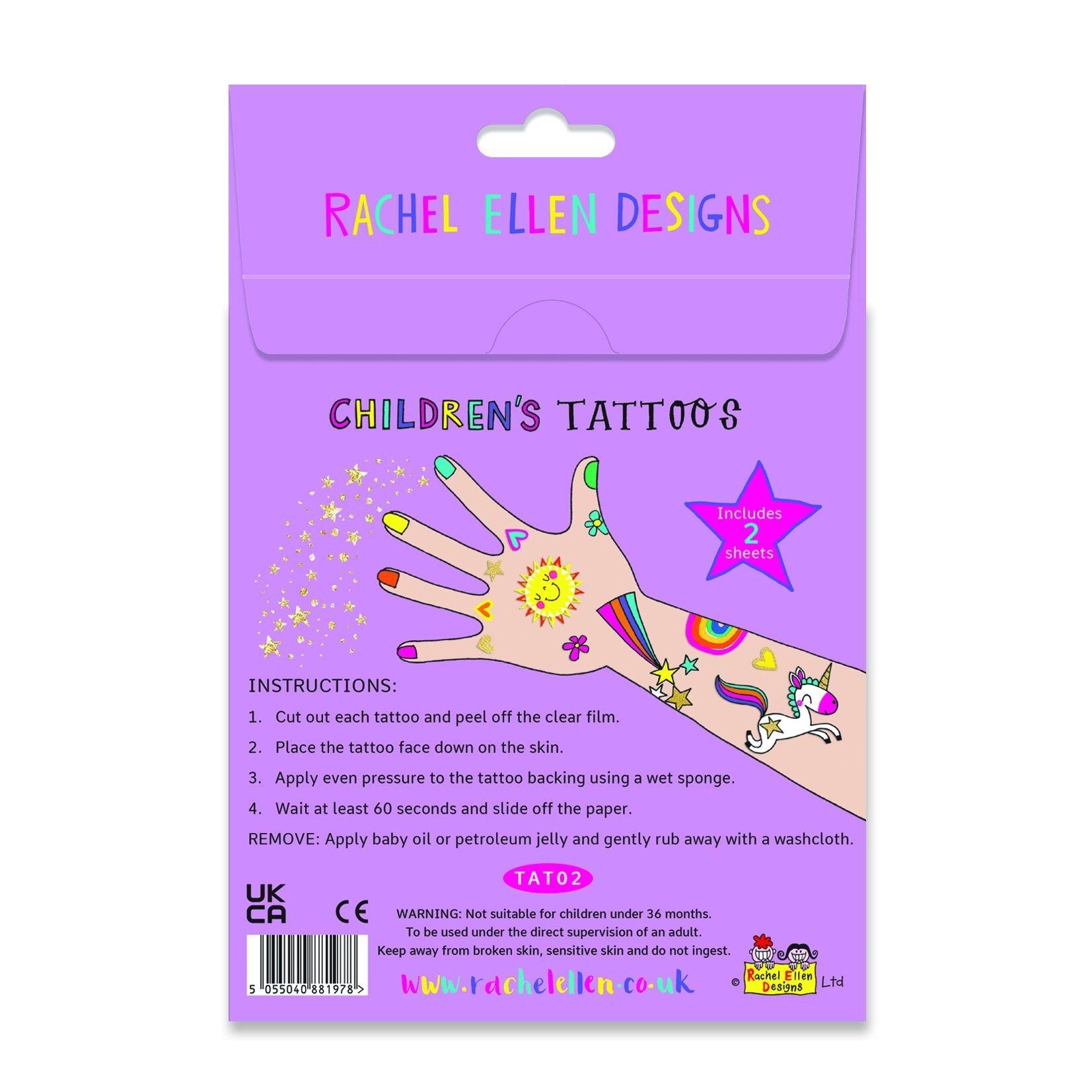 RACHEL ELLEN Geçici Dövme / Magical Unicorn
