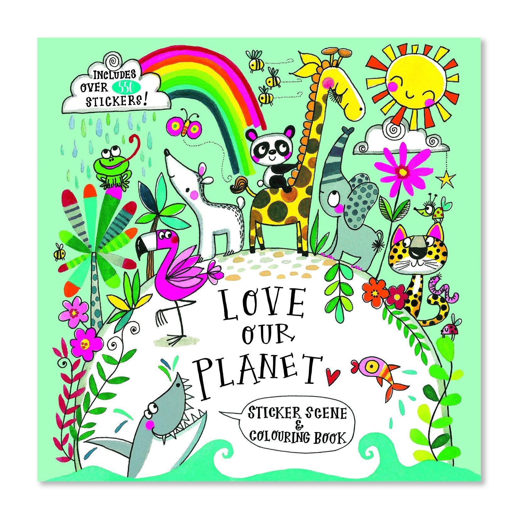 RACHEL ELLEN Sticker Boyama Kitabı  / Love our Planet