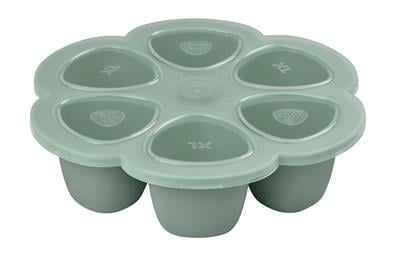 Silikon 6lı Sıcak & Soğuk Saklama Kabı Sage Green Beslenme Beaba