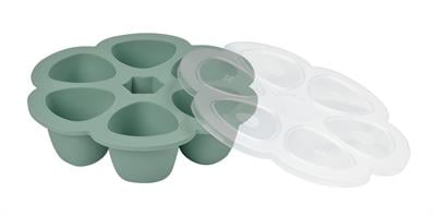 Silikon 6lı Sıcak & Soğuk Saklama Kabı Sage Green Beslenme Beaba