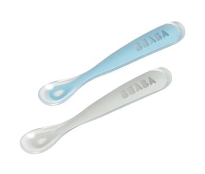 Silikon Kaşık Seti (1 yaş) Windy Blue Beslenme Beaba