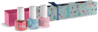 Snails Mini 3'lü Su Bazlı Oje - Mermaid Oje & Ruj Snails