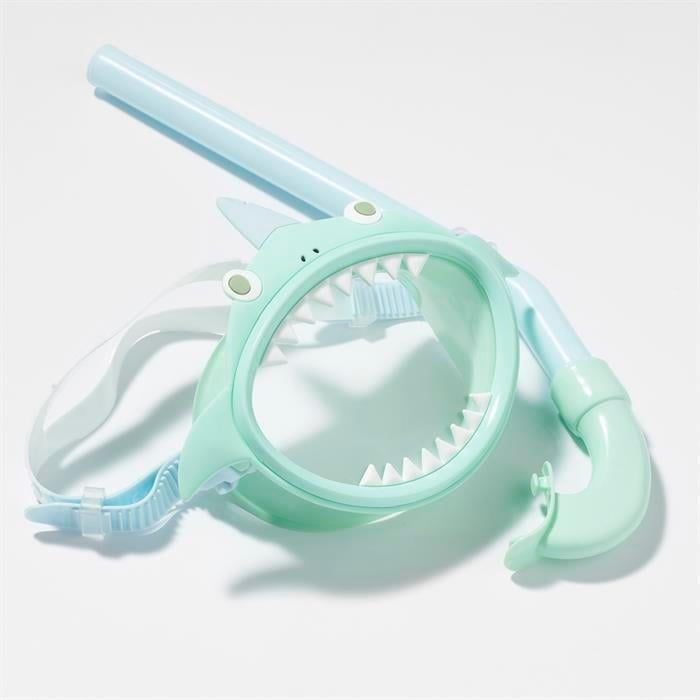 SunnyLife Çocuk Şnorkel Seti Small Salty the Shark Multi
