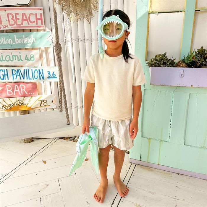SunnyLife Çocuk Şnorkel Seti Small Salty the Shark Multi