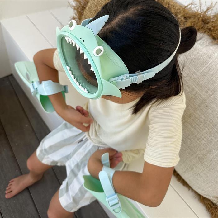 SunnyLife Çocuk Şnorkel Seti Small Salty the Shark Multi