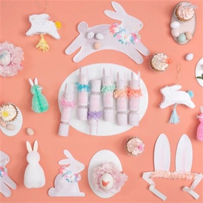 Tavşan Mini Pinyata Favor (3'lü)