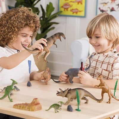 Terra Terra 60 Parça Büyük Oyun Seti, Dinozor Dünyası Oyuncak