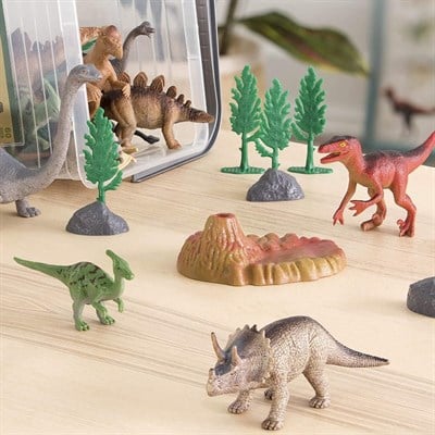 Terra Terra 60 Parça Büyük Oyun Seti, Dinozor Dünyası Oyuncak