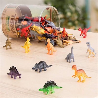 Terra Terra 60 Parça Küçük Oyun Seti, Dinozorlar Oyuncak