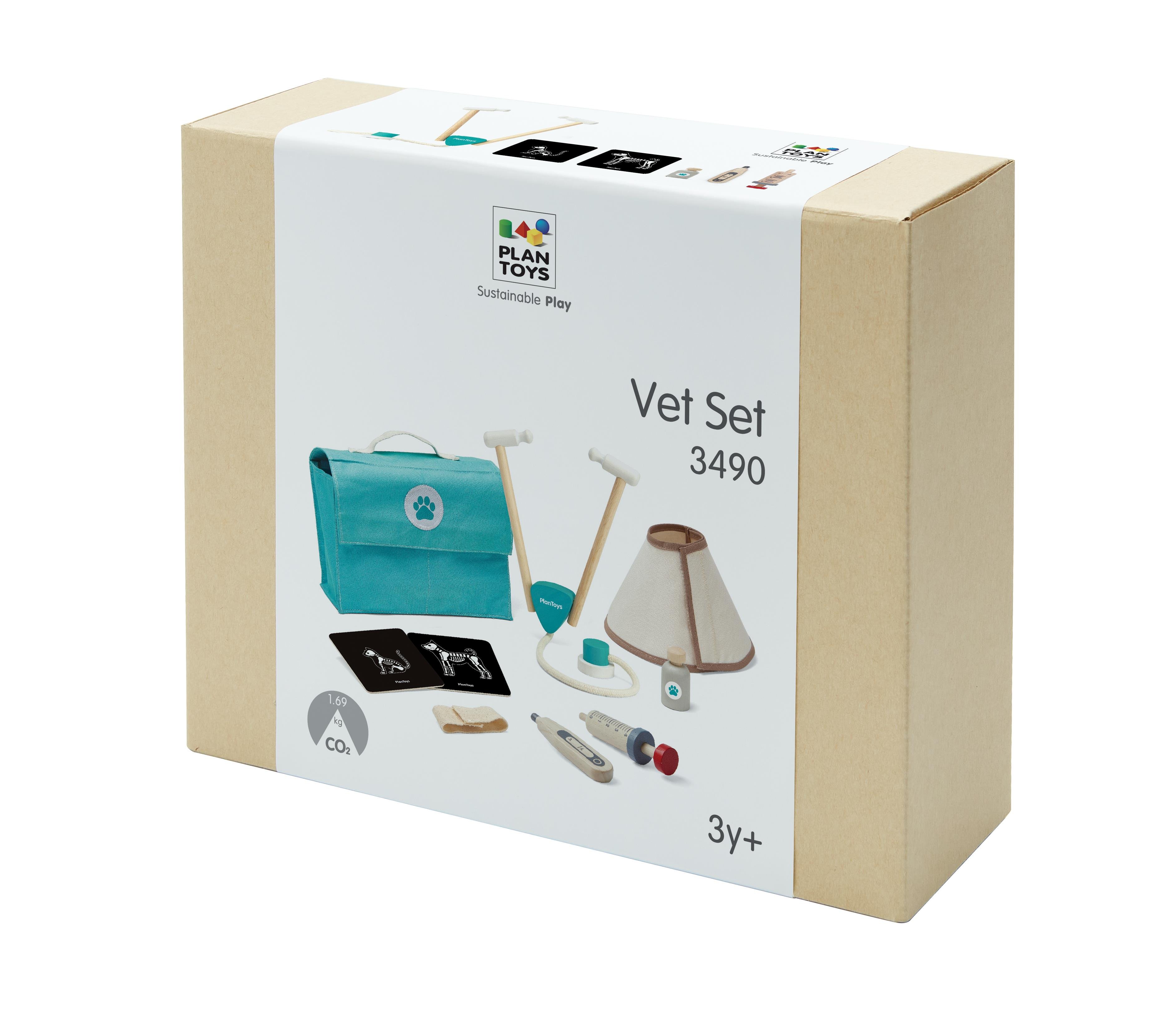 Veteriner Seti Ahşap Oyuncaklar plantoys