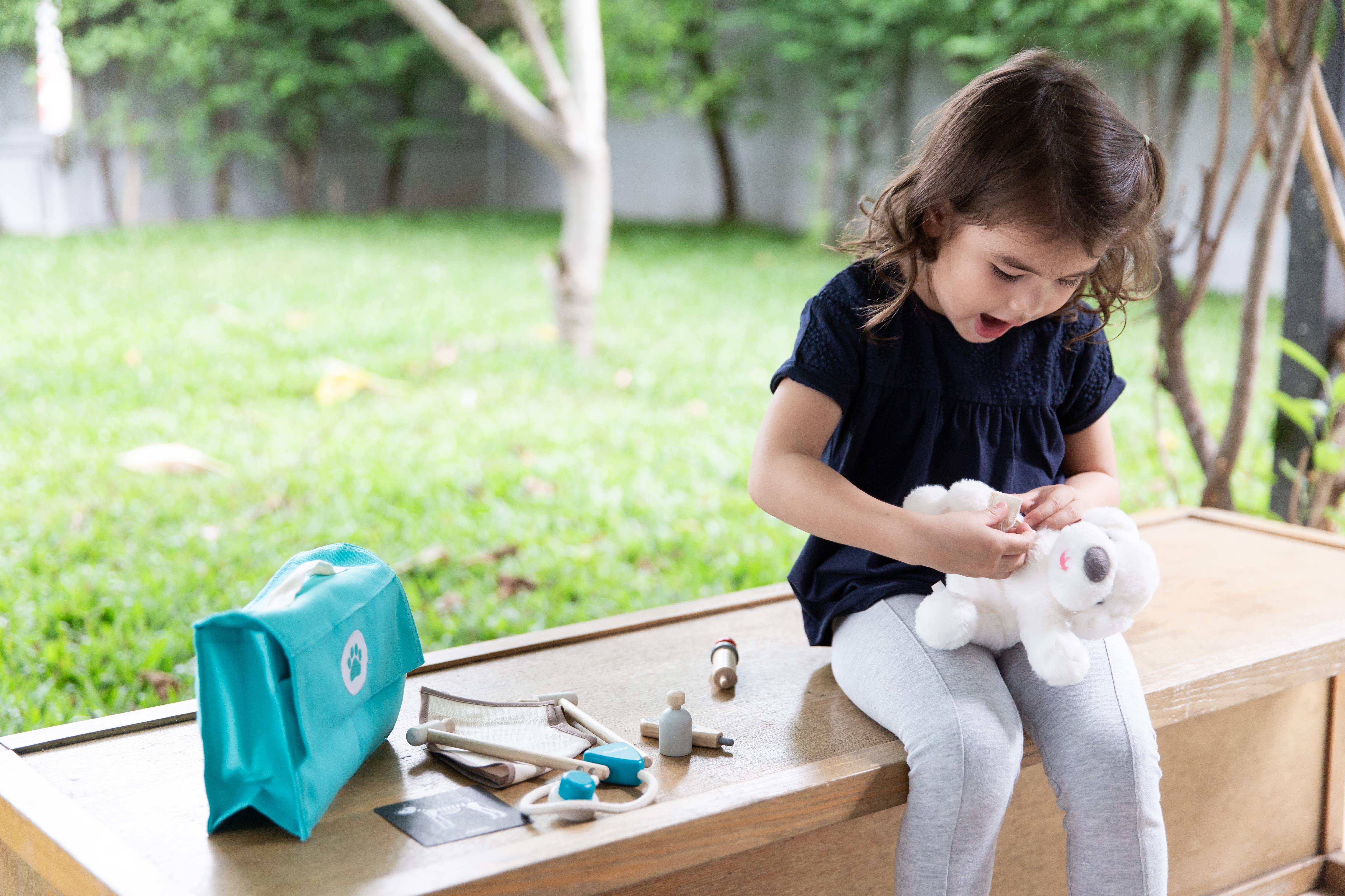 Veteriner Seti Ahşap Oyuncaklar plantoys
