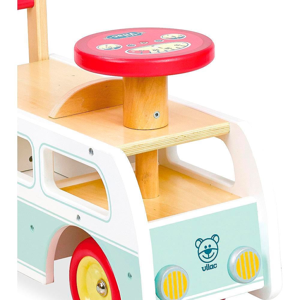 Vilac - 2 in 1 Retro Bus - Klasik Otobüs