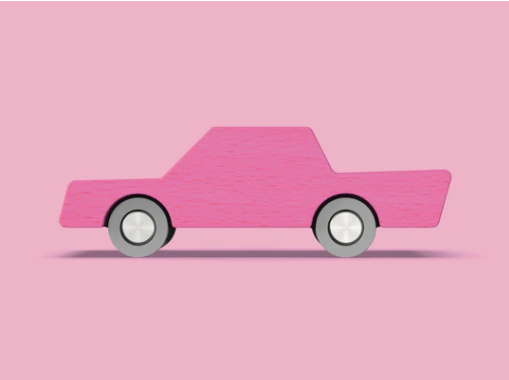 Waytoplay - Back & Forth Car - Pink - Araba - Pembe