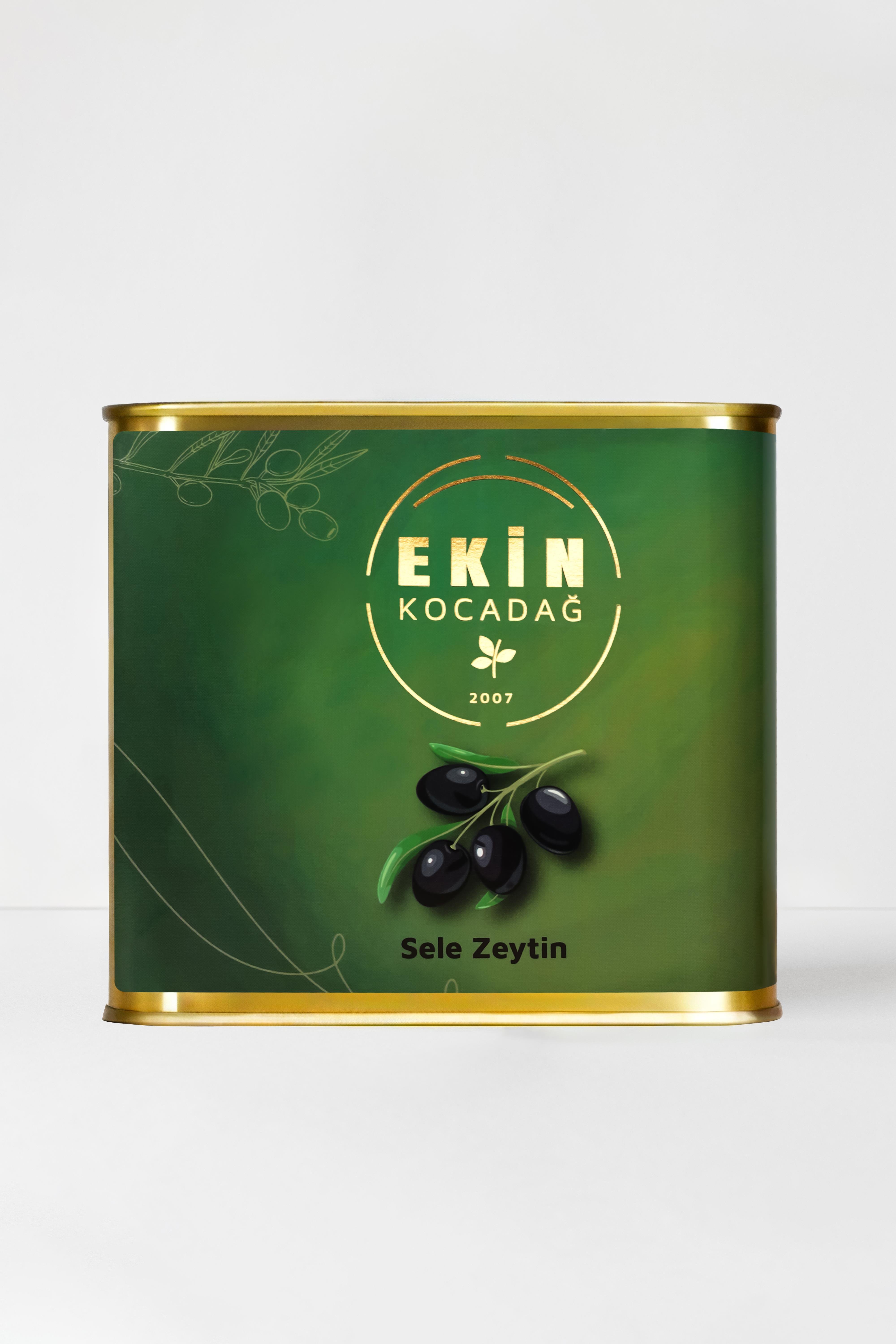 Gemlik Siyah Sele Zeytin 1.2 Kg - S Boy