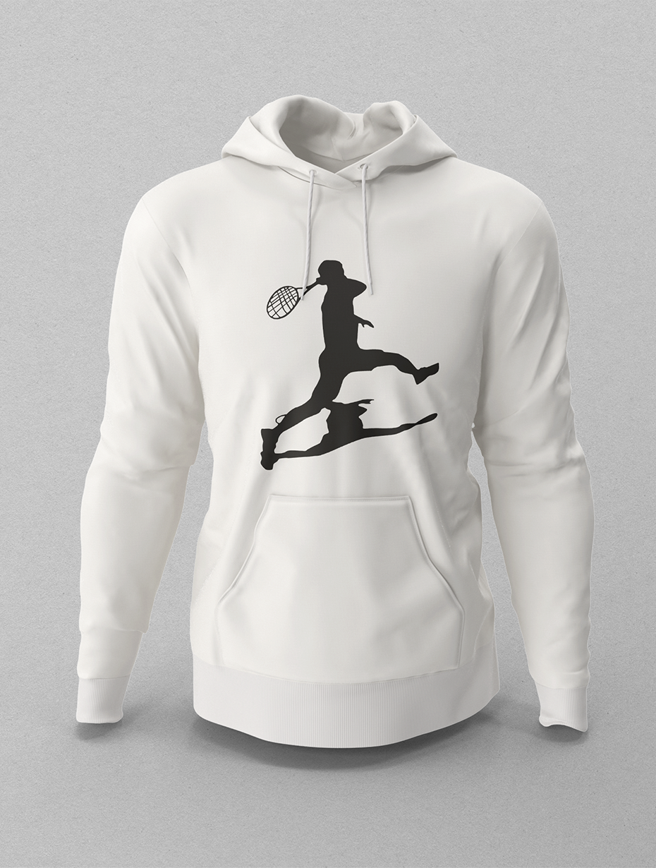 Djokovic Shadow Beyaz Hoodie