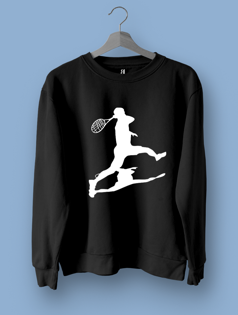 Djokovic Shadow Siyah Sweatshirt