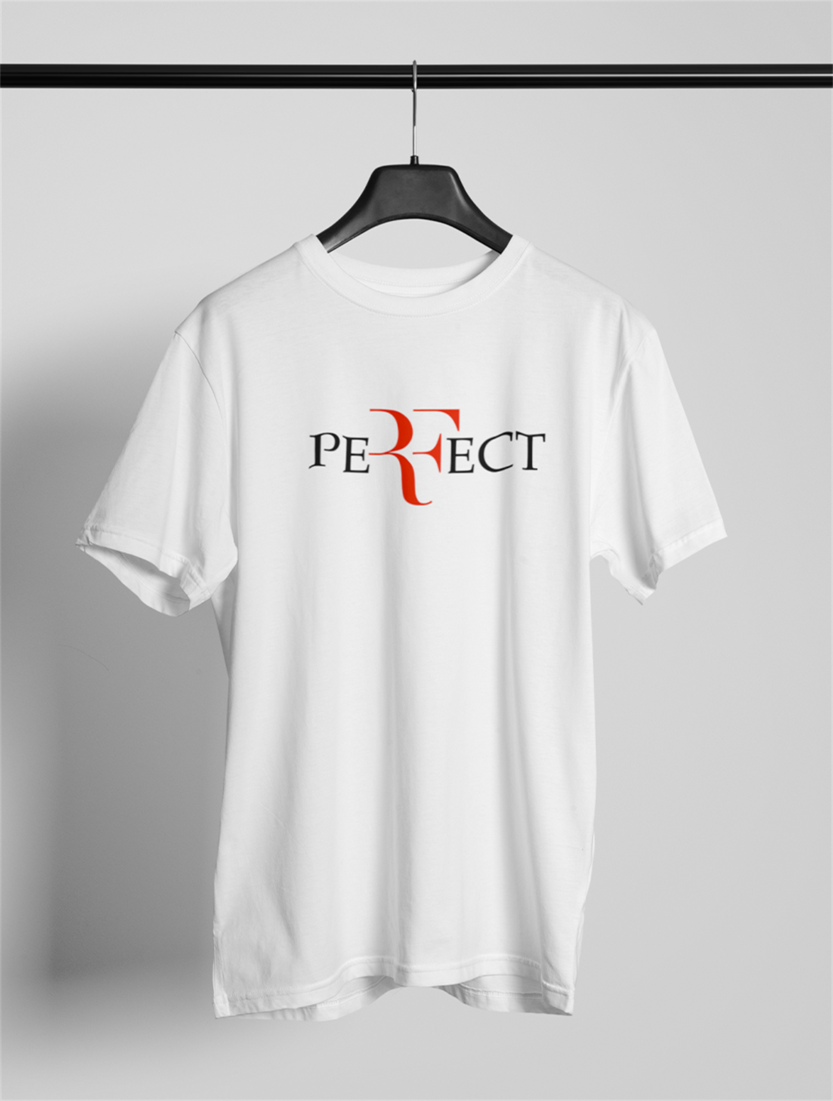 Federer Red Perfect  Beyaz T-shirt