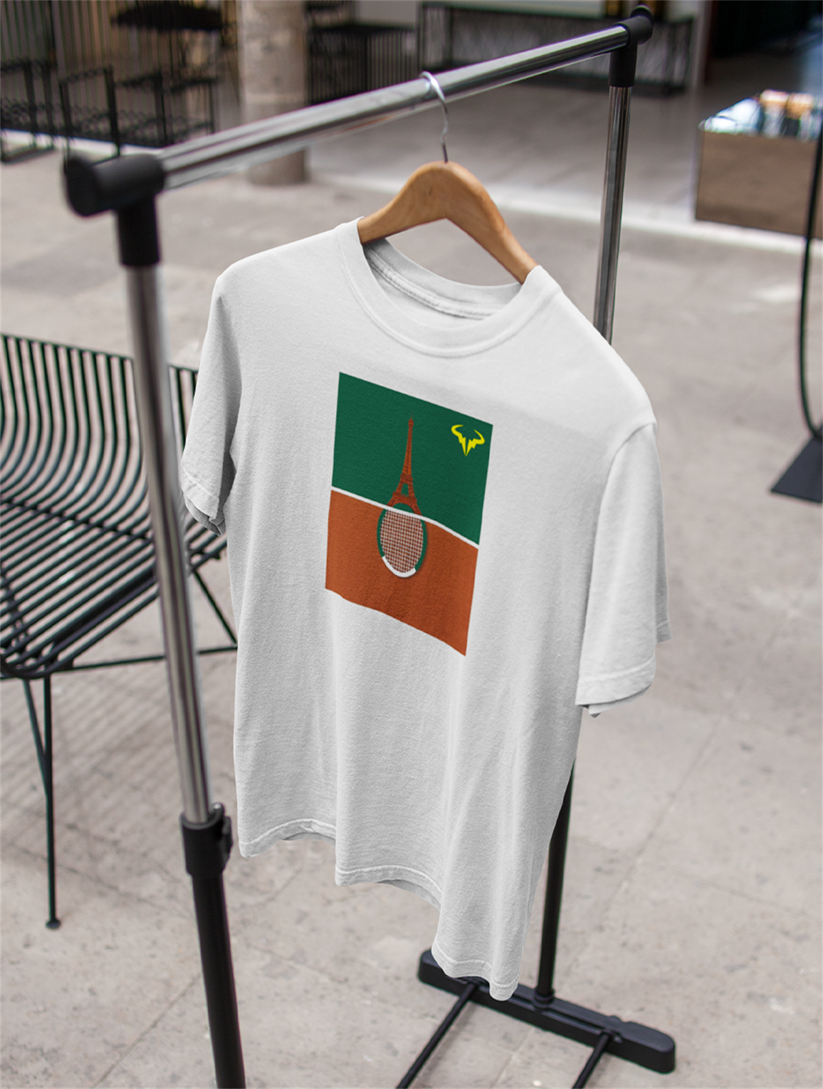 King Of Clay Beyaz T-shirt