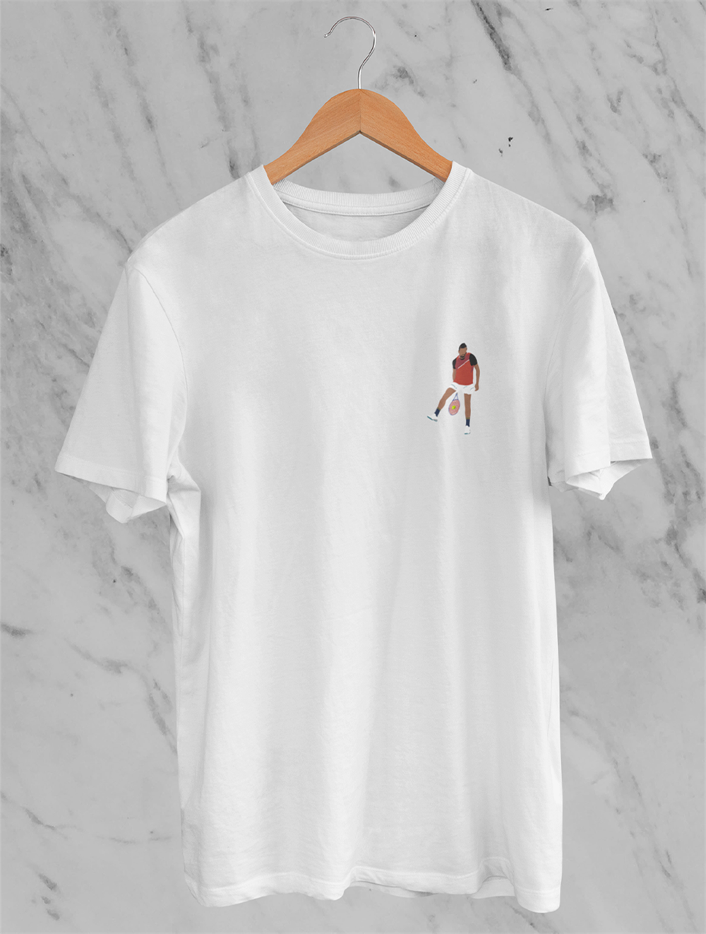 Kyrgios Minimal Beyaz T-shirt
