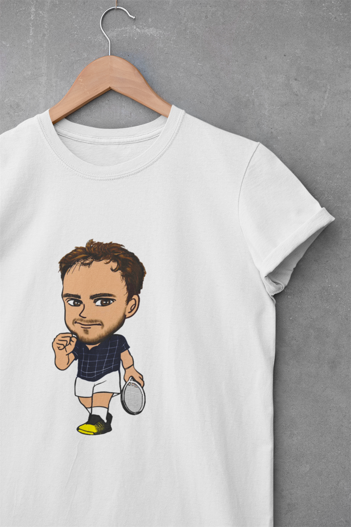 Medvedev Beyaz T-shirt