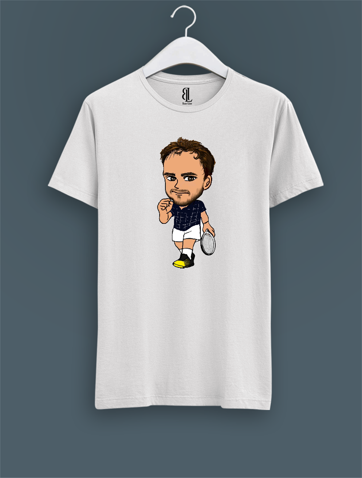 Medvedev Beyaz T-shirt