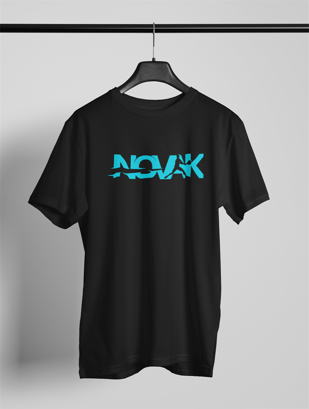 Novak Siyah T-shirt
