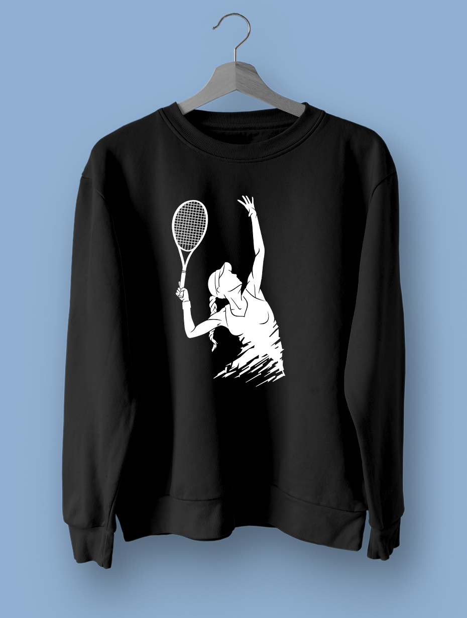 Service Siyah Sweatshirt