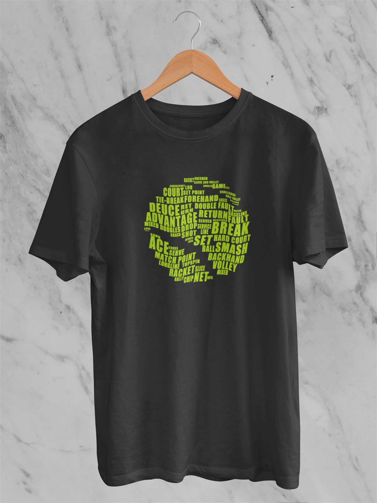 Tennis Ball Siyah T-shirt